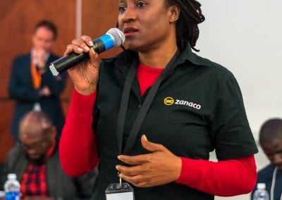 A contributor speaking at The Zanaco Lusaka Radio Summit